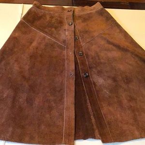60’s #suede skirt